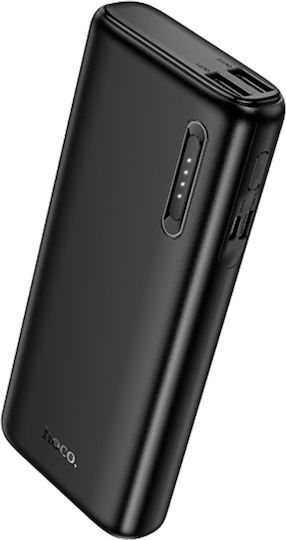 Hoco J158A Power Bank 10000mAh with 2 USB-A Ports Black view 3