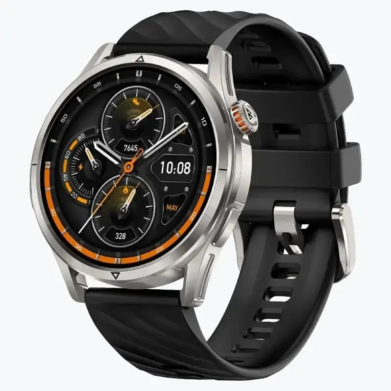 Kospet Magic R10 Stainless Steel Waterproof Smartwatch with Heart Rate Monitor (Silver)