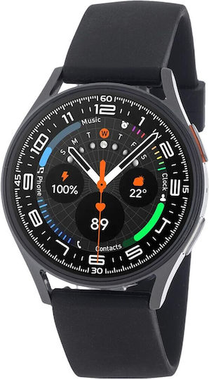 3Guys 3GW7321 40mm Smartwatch with Heart Rate Monitor (Black)