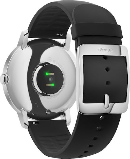 Withings Activité Steel HR Waterproof Smartwatch with Heart Rate Monitor (Black) vue 6