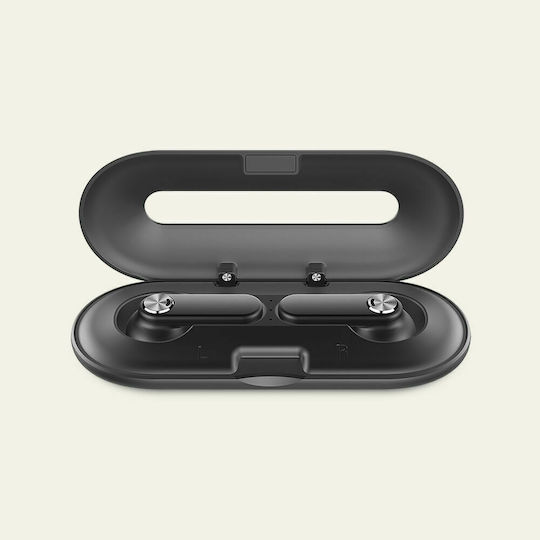 Ksix Leaf Earbud Bluetooth Handsfree Earphones with Charging Case Black view 2