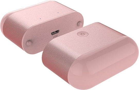 X2 Mini In-ear Bluetooth Handsfree Earphones with Sweat Resistance and Charging Case Rose Gold vue 9