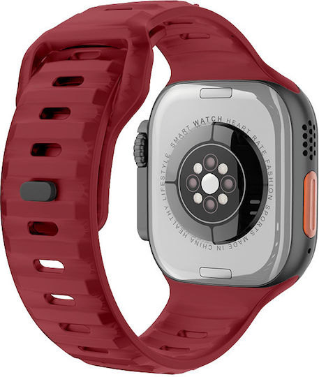 DAS.4 SU08 Smartwatch with Heart Rate Monitor (Black / Red) view 5