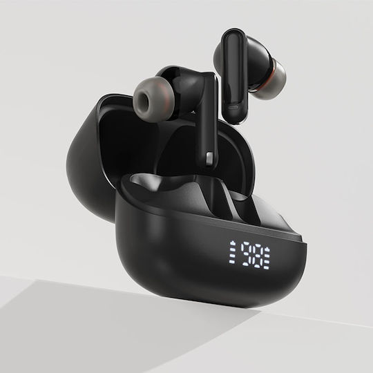 Acefast W1 In-ear Bluetooth Handsfree Earphones with Sweat Resistance and Charging Case Black vue 6