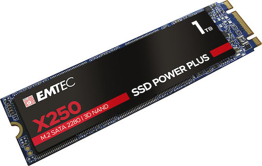 Emtec X250 SSD 1TB M.2 Type with SATA III Connection ECSSD1TX250 view 3