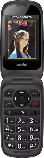 Bea-fon SL720 Dual SIM Mobile with Buttons Black view 1