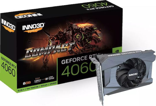 Inno 3D GeForce RTX 4060 8GB GDDR6 Compact Graphics Card view 1