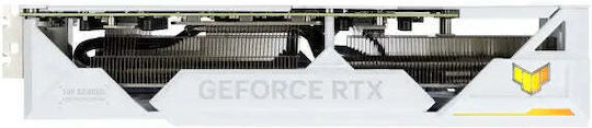 Asus GeForce RTX 4070 Ti Super 16GB GDDR6X TUF Gaming BTF OC White Graphics Card view 6