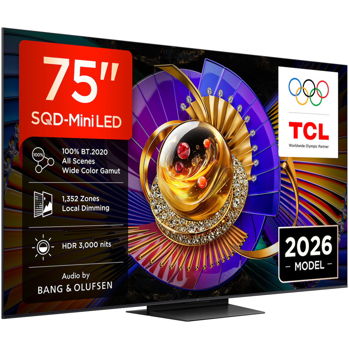 TCL Smart TV 75" 4K UHD SQD-Mini LED C7L HDR (2026) 75C7L view 3