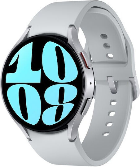 Samsung Galaxy Watch6 LTE Aluminium 44mm Waterproof with eSIM and Heart Rate Monitor (Silver) view 2