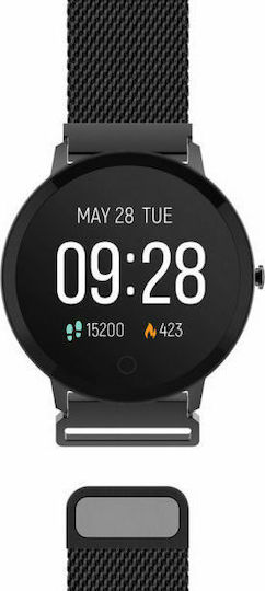 Forever ForeVive SB-320 43mm Smartwatch with Heart Rate Monitor (Black) view 2