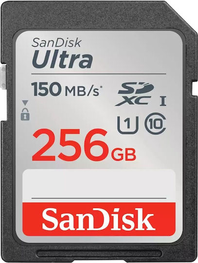 Sandisk Ultra SDXC 256GB Class 10 U1 UHS-I