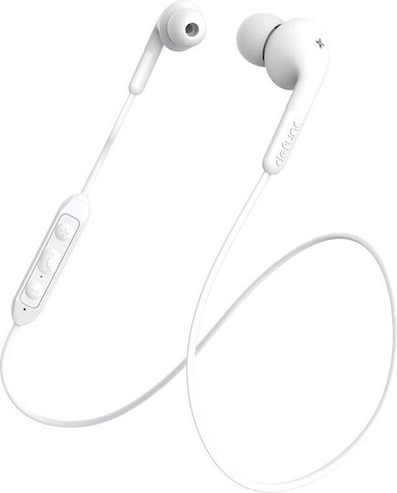 Defunc Music Plus In-ear Bluetooth Handsfree Earphones White view 4