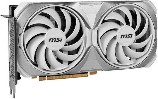 MSI GeForce RTX 4070 Super 12GB GDDR6X Ventus 2X OC White Graphics Card view 2