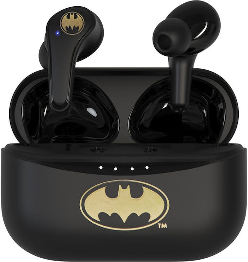 OTL DC Comics Batman In-ear Bluetooth Handsfree Earphones with Charging Case Black view 5