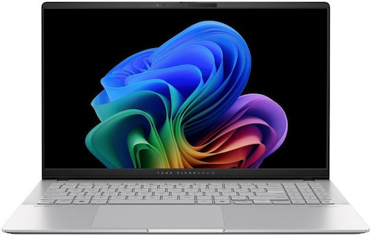 Asus Vivobook S 15 OLED S5507QA-MA049W 15.6" 120Hz (Snapdragon-X Elite X1E-78-100/32GB/1TB SSD/W11 Home) Cool Silver (International English Keyboard) view 1