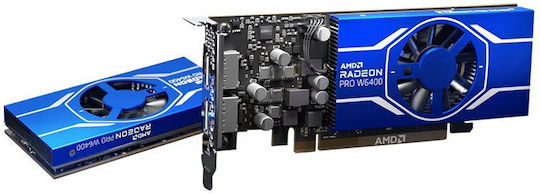 AMD Radeon Pro W6400 4GB GDDR6 Graphics Card view 3