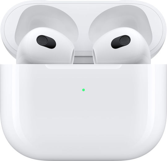 Apple AirPods (3rd generation) with MagSafe Charging Case Earbud Bluetooth Handsfree Earphones with Sweat Resistance and Charging Case White view 4