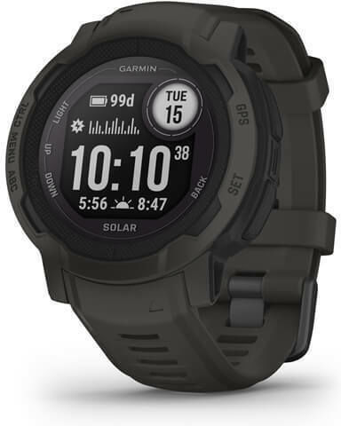 Garmin Instinct 2 Solar 45mm Waterproof Smartwatch with Heart Rate Monitor (Graphite) view 2