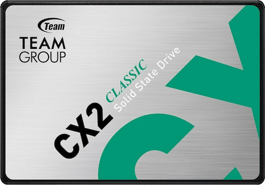 TeamGroup CX2 SSD 1TB 2.5'' Type with SATA III Connection T253X6001T0C101 view 1
