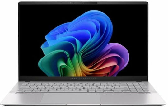 Asus Vivobook S5507QA-MA001W 15.6" OLED (Snapdragon-X Elite X1E-78-100/32GB/1TB SSD/W11 Home) Cool Silver (ES Keyboard)