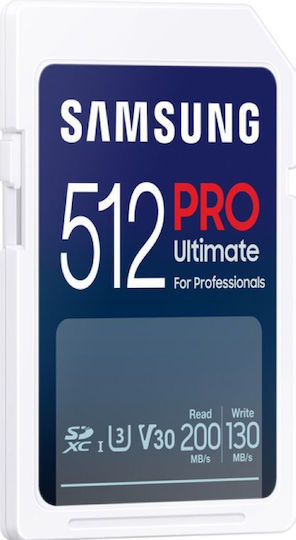 Samsung Pro Ultimate SDXC 512GB Class 10 U3 V30 UHS-I view 2