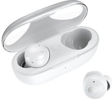 QCY T17s In-ear Bluetooth Handsfree Earphones with Sweat Resistance and Charging Case White