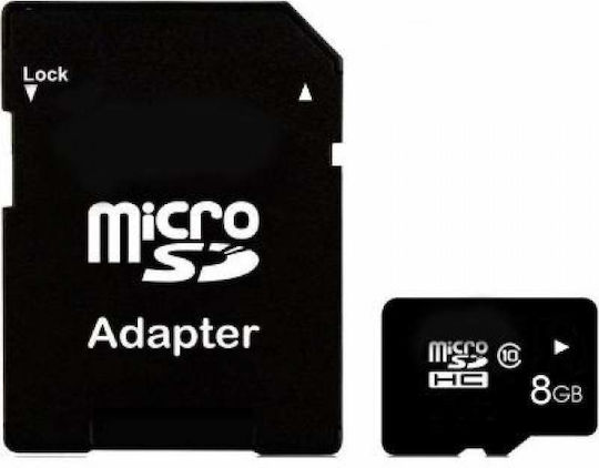 8 Gb Microsd Memory Card Siks Includes Sd Adapter Class 10 High Speed Compatible Camera Video Car Dvr Surveillance Camera Phone Laptop Tablet Black view 3