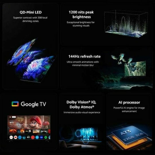 Xiaomi Smart Television 75" 4K UHD Mini LED L75MA-SPLEU HDR (2025) view 7