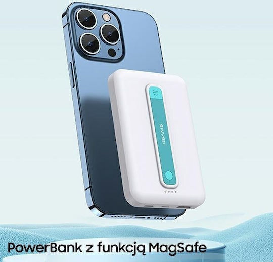 Usams PB64 Power Bank 10000mAh 20W with USB-A Port and USB-C Port Power Delivery / Quick Charge 3.0 Black view 3