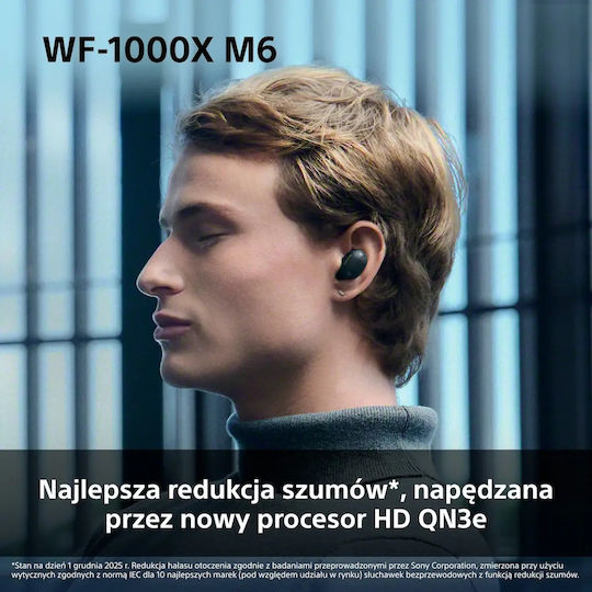 Sony WF-1000XM6 In-ear Bluetooth Handsfree Headphones with Sweat Resistance and Charging Case Black vue 3