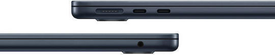 Apple MacBook Air 13" (2024) 13.6" Retina Display (M3-8-core/16GB/256GB SSD) Midnight (International English Keyboard) view 5