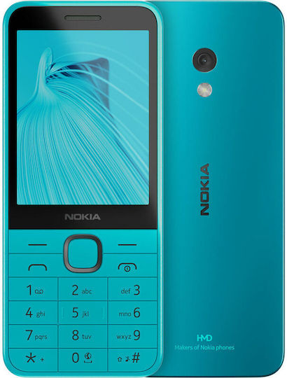 Nokia 235 4G (2024) Dual SIM (125MB/125MB) Mobile with Buttons Blue view 1