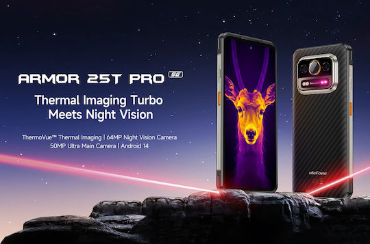 Ulefone Armor 25T Pro 5G Dual SIM (6GB/256GB) Resistant Smartphone Frost Black vista 4
