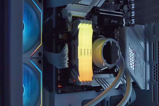 Kingston Fury Renegade RGB DDR5 48GB RAM with 2x24GB Modules and Speed 6400 for Desktop KF564C32RSAK2-96 vue 8