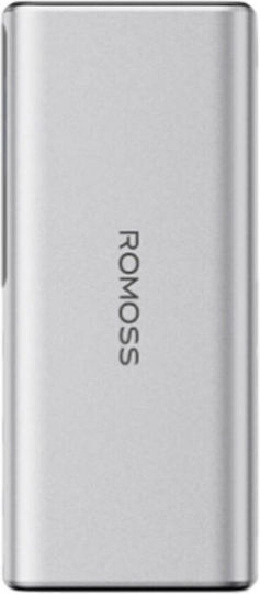 Romoss PPU20 Power Bank 20000mAh 130W with 2 USB-A Ports and USB-C Port Power Delivery / Quick Charge 3.0 Silver