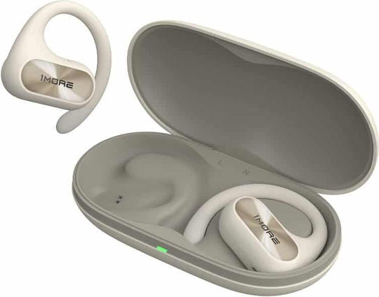 1More Fit SE Open Earbud Bluetooth Handsfree Earphones with Sweat Resistance and Charging Case White vue 2