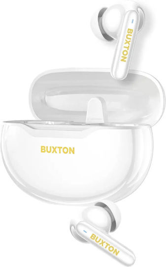 Buxton BTW 7200 TUYA In-ear Bluetooth Handsfree Earphones with Sweat Resistance and Charging Case White view 3