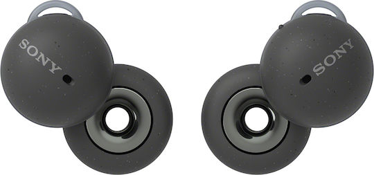 Sony LinkBuds Bluetooth Handsfree Earphones with Sweat Resistance and Charging Case Gray view 3