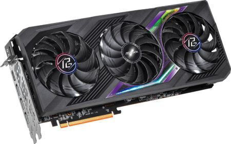 ASRock Radeon RX 7800 XT 16GB GDDR6 Phantom Gaming OC Graphics Card view 3