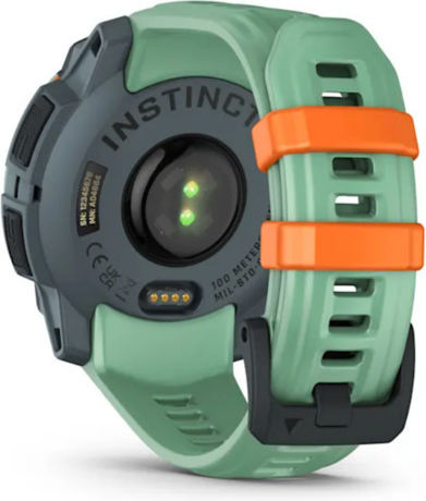 Garmin Instinct 3 AMOLED Aluminium 45mm Waterproof Smartwatch with Heart Rate Monitor (Neo Tropic with Neo Tropic Band) view 4