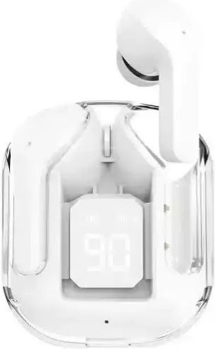 146800 In-ear Bluetooth Handsfree Earphones with Charging Case White view 1