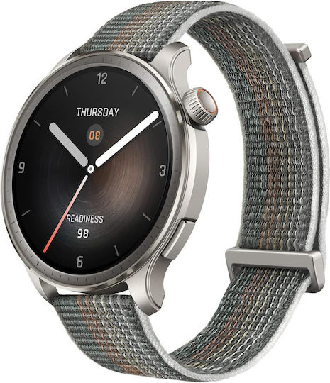 Amazfit Balance 46mm Waterproof Smartwatch with Heart Rate Monitor (Sunset Grey)