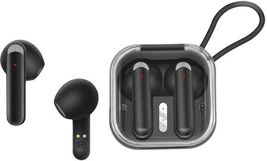 AKZ S21 In-ear Bluetooth Handsfree Earphones with Charging Case Black view 1