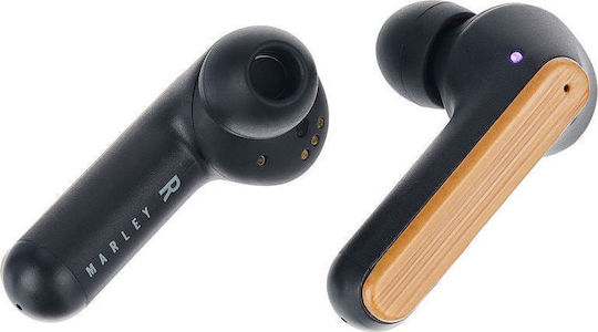 The House Of Marley Redemption ANC In-ear Bluetooth Handsfree Earphones with Sweat Resistance and Charging Case Black view 5