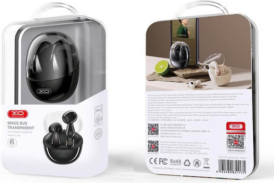 XO X32 Space Bus Earbud Bluetooth Handsfree Earphones with Charging Case Black view 6