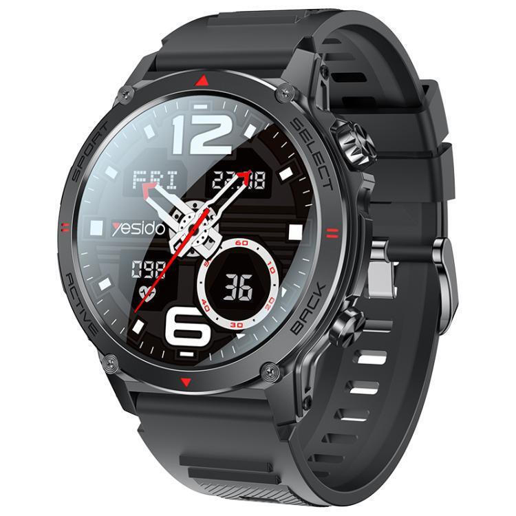 Yesido IO31 Smartwatch with Pedometer Heart Rate Sensors Black Large view 1