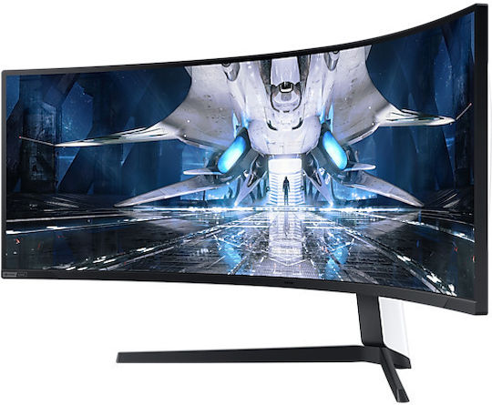 Samsung Odyssey Neo G9 LS49AG950NPXEN Ultrawide VA HDR Curved Gaming Monitor 49" 5120x1440 240Hz with Response Time 1ms GTG view 2