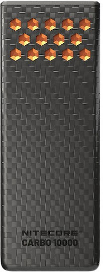 NiteCore Carbo Gen2 Power Bank 10000mAh 30W Orange view 2