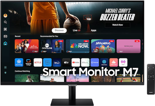 Samsung M7 M70D VA HDR Smart Monitor 32" 4K 3840x2160 with Response Time 4ms GTG